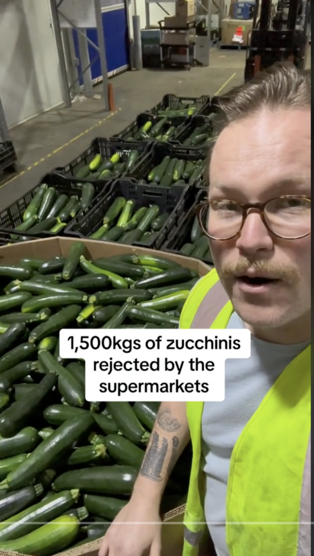 1500 kg zucchinis avvisades av stormarknadernas data bönder väljer