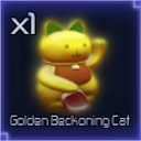 Gyllene vinkande katt