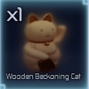 Trä lockande katt