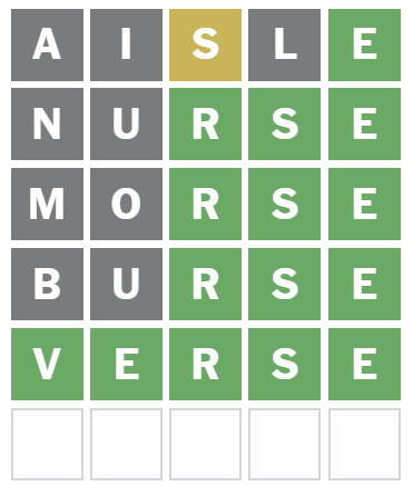 Wordle #1378 Svar och Tips