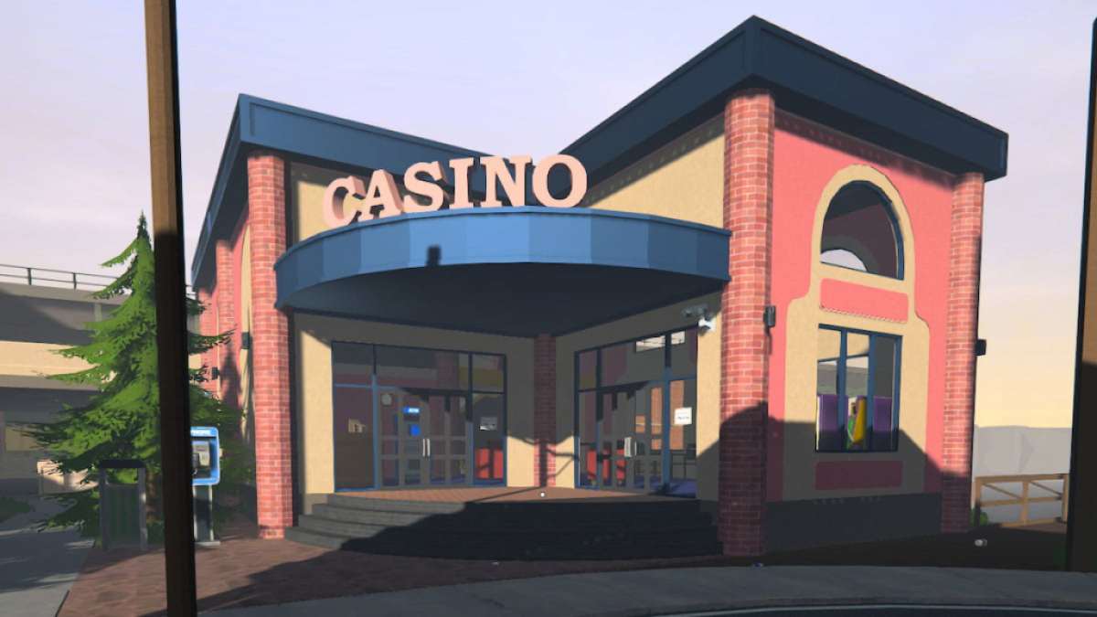 Utanför casinot i Schedule 1