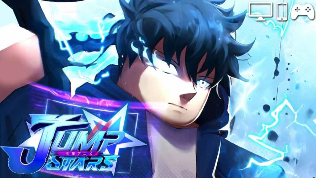 Jump Stars logo och artwork