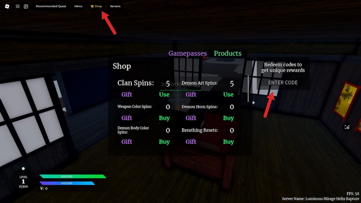 Hur man löser in Slayer Online-koder