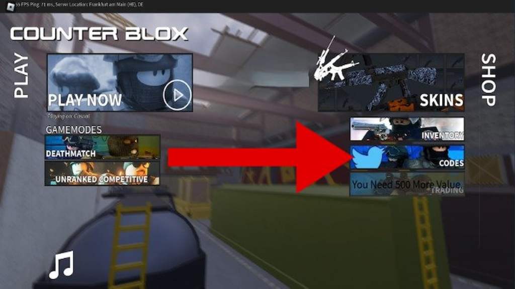 Hur man löser in koder i Counter Blox.