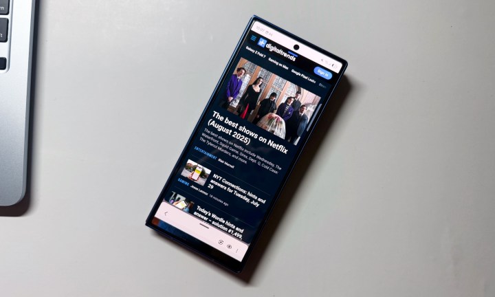 Delat visningsläge i One UI 8 på Samsung Galaxy Z Fold 7.