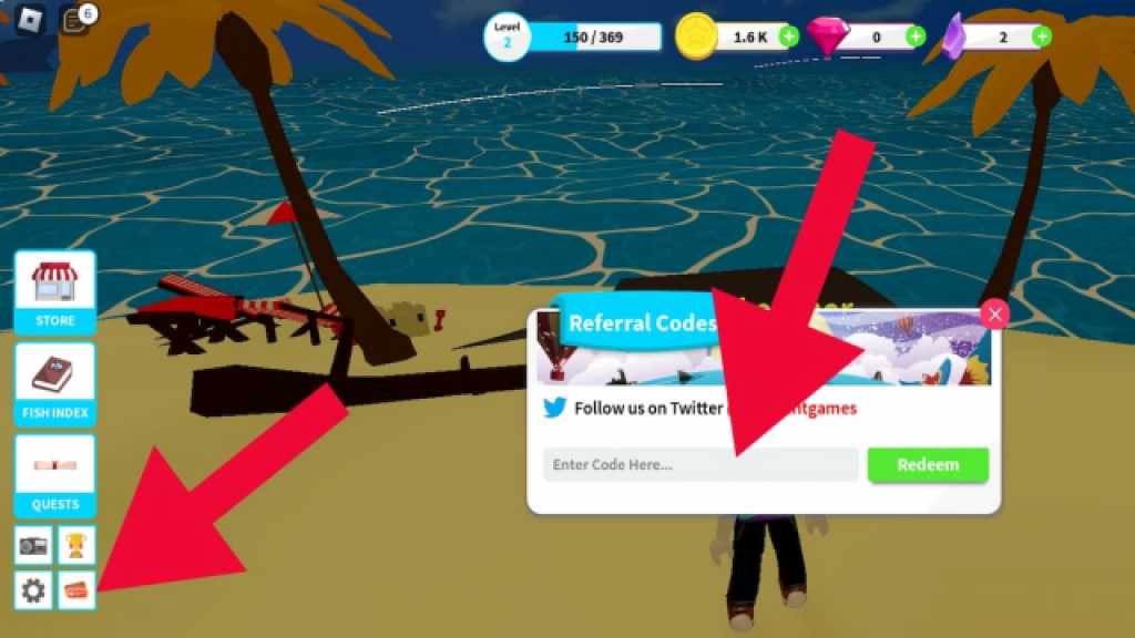 Hur man löser in koder i Fishing Simulator