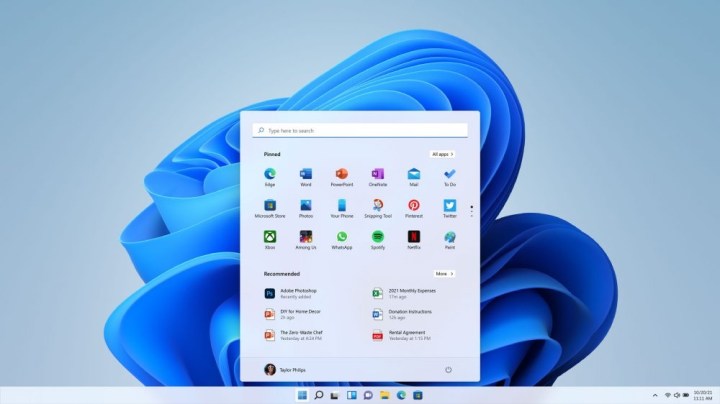 Windows 11 Start meny