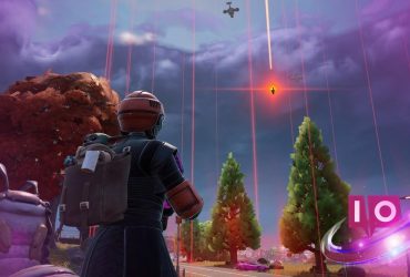 Mästarprecision Luftattacker för att åkalla Blå Ranger i Fortnite