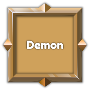 Demon-rasen från Fairy Tail Re Roblox-upplevelsen.