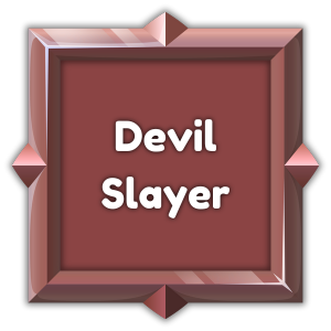 Devil Slayer-rasen från Fairy Tail Re Roblox-upplevelsen.