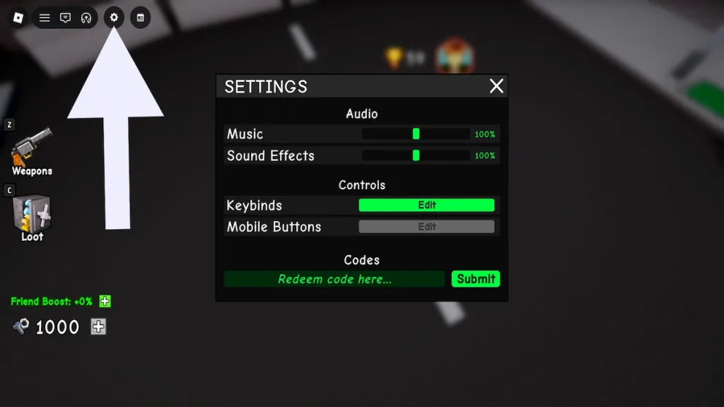 How to redeem codes in 100 Waves Later.