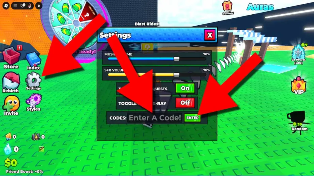 How to redeem Power Block Lucky Blocks codes